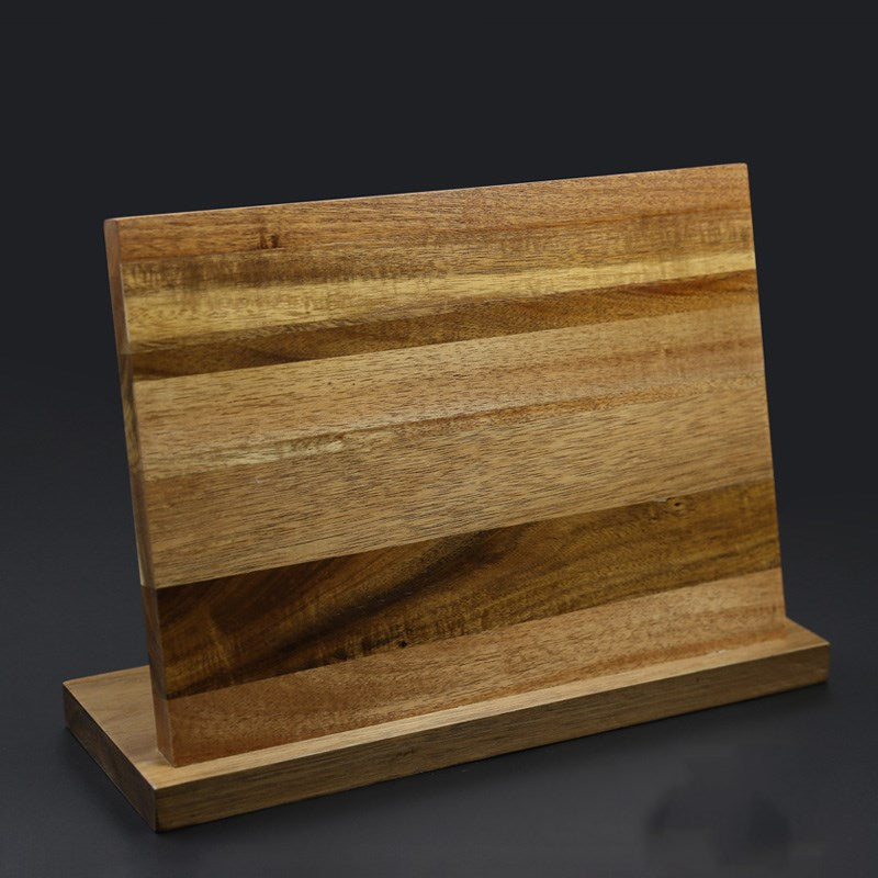 Magnetic Wooden Knife Storage Rack