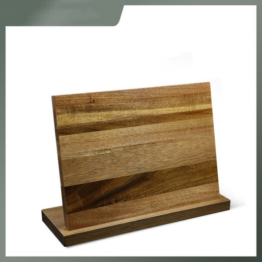 Magnetic Wooden Knife Storage Rack