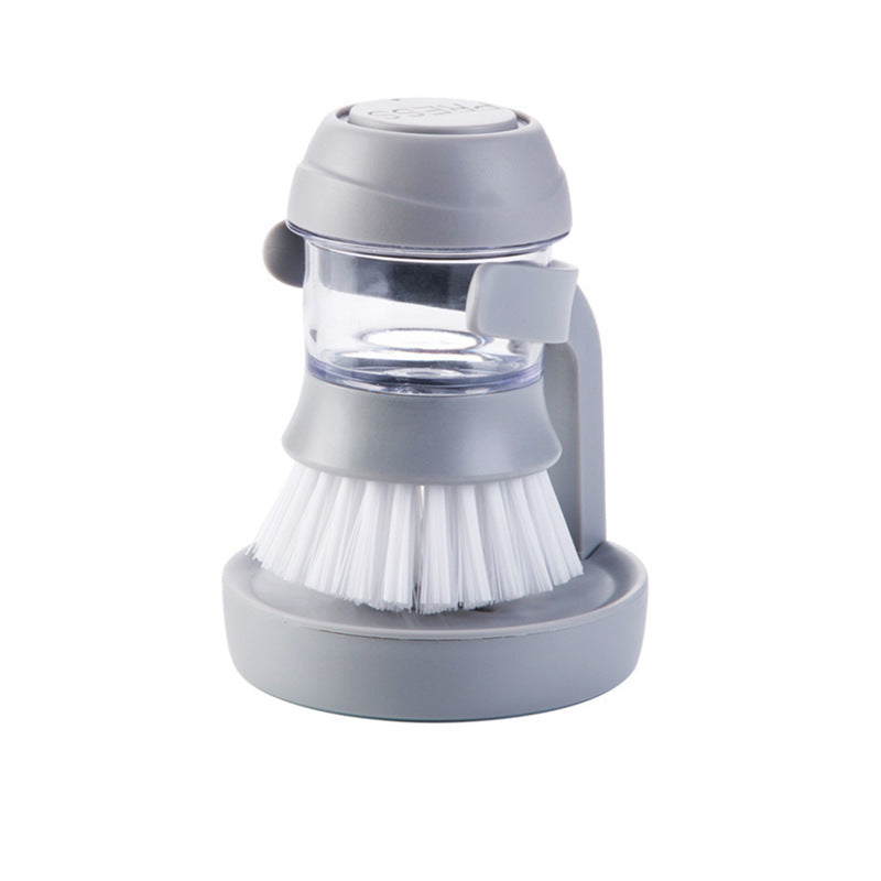 Automatic Soap-Adding Scrubbing Brush