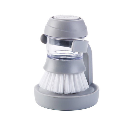 Automatic Soap-Adding Scrubbing Brush