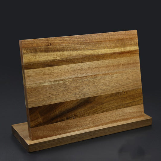 Magnetic Wooden Knife Storage Rack