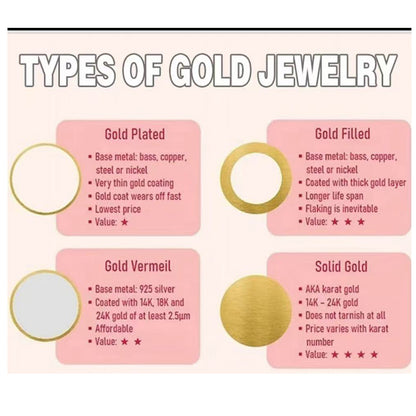 Lovely Multi Hearts 24K Gold Filled Jewelry Bracelet,Woman Accessories Fashion Creative Gift