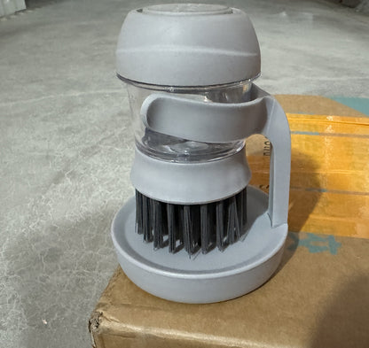 Automatic Soap-Adding Scrubbing Brush